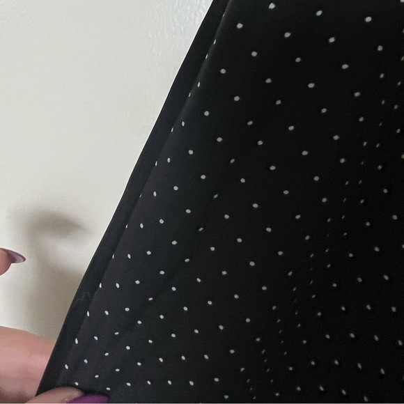 Diane Von Furstenberg - Wide Leg Silk-Blend Trousers - Navier Dot - Picture 6 of 13